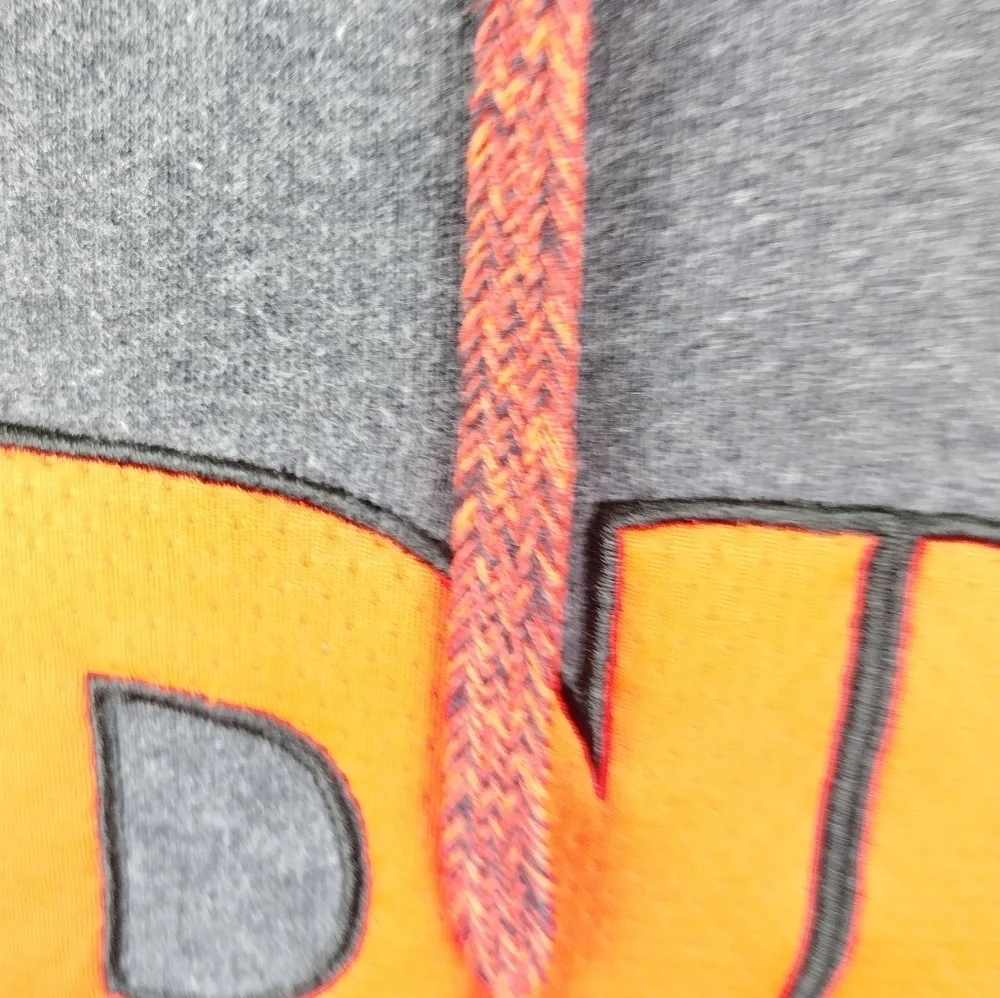 ADIDAS Big Lettering Pullover Hoodie Adult Size Large With Insulation Hipster